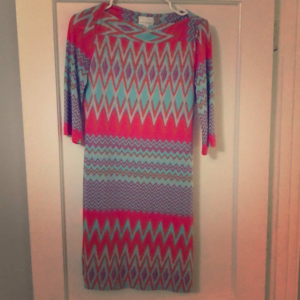 3/4 sleeve dress